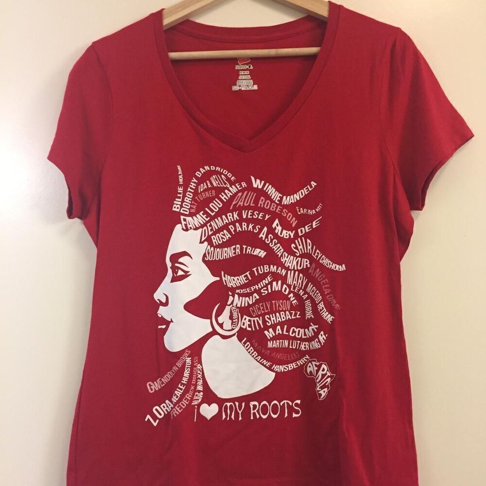 I Love My Roots Women's T-shirt size Medium